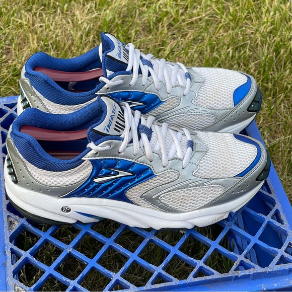 Brooks Shoes Brooks Beast Shoes Mens 8 4e Extra Wide Blue Silver Brooks Shoes Brooks Beast Shoes Mens 8 4e Extra Wide Blue Silver